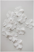 10pcs 3D lace flowers for sewing/ 3D flower lace applique/ wedding dress lace applique/ bridal lace// A17-157