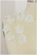 10pcs. 3D lace flowers for sewing on/ 3D flower lace applique/ wedding dress lace applique/ bridal lace// A17-161
