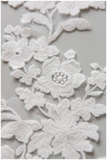 Hochzeit Spitzenstoff / Hochzeit Spitzenstoff / Blumen Braut Spitze Applikation// A17-150