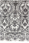 schwarze Braut Spitze/ schwarze florale Spitze/ florale Couture Spitze/ schwarze Spitzen Stickerei // L18-192
