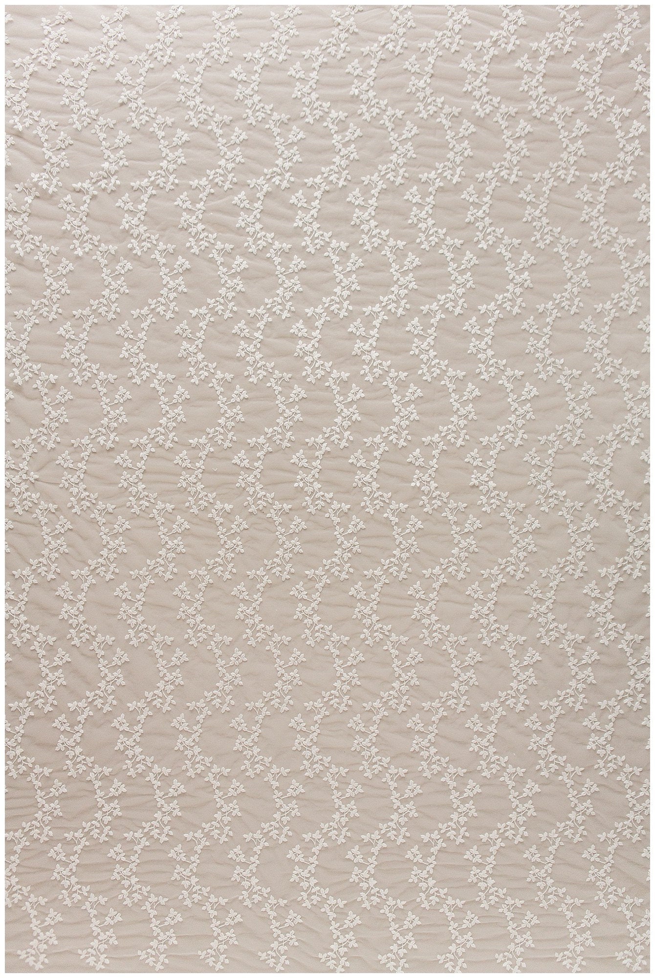 Floral Bridal Lace Off-White/ Bridal Lace Fabric/ Floral Wedding Lace/ Couture Lace// L18-197