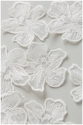 10pcs. 3D lace flowers for sewing on/ 3D flower lace applique/ wedding dress lace applique/ bridal lace// A17-162