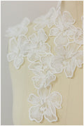 10pcs. 3D lace flowers for sewing on/ 3D flower lace applique/ wedding dress lace applique/ bridal lace// A17-162