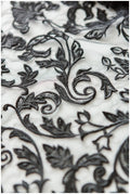 BLACK lace trim for evening dress, embroidered lace trim black, soft lace trim, lace trim for black veil// T17-063
