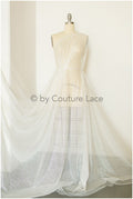 Glitter tulle fabric/ off-white diamond glitter mesh/ shiny bridal lace fabric/ shiny glitter tulle fabric// R-013