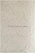 Floral lace glitter mesh fabric/ Off-white wedding dress fabric with glitter/ Shiny glitter tulle fabric/ R-015