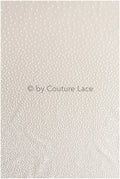 Shiny polka dot flock fabric with gradient/ off-white silver glitter fabric with flock/ elegant mesh tulle lace fabric/ off-white bridal tulle fabric// R-017