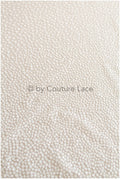 Shiny polka dot flock fabric with gradient/ off-white silver glitter fabric with flock/ elegant mesh tulle lace fabric/ off-white bridal tulle fabric// R-017