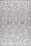 Perlen Spitzenstoff Off-White/ Brautspitze mit Perlen/ Blumenhochzeitskleid Spitze mit Perlen & Pailletten// L19-208