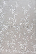 3D Blumen Spitzenstoff Off-White/ Braut Spitzenstoff/ romantischer Blumen Spitzenstoff/ Hochzeit Spitzenstoff// L19-210