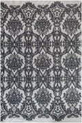 Floral black bridal lace / black bridal lace material / black evening lace / floral lace / black couture lace // L19-212