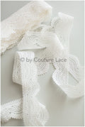 Boho lace trim, offwhite emvroidered lace trim, lace trim, lace veil, lace embroidery, boho bridal lace trim// T17-069