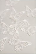 20pcs 3D butterflies for sewing/ 3D applique for wedding dress/ bridal lace// A19-169