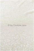 Glitter tulle fabric/ off-white diamond glitter mesh/ shiny bridal lace fabric/ shiny glitter tulle fabric// R-013