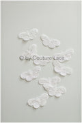 10pcs 3D butterfly for sewing/ 3D applique for wedding dress/ bridal lace// A19-175