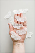 10pcs 3D butterfly for sewing/ 3D applique for wedding dress/ bridal lace// A19-175