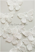 10pcs 3D butterflies for sewing/ 3D applique for wedding dress/ bridal lace// A19-177