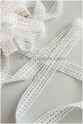 Boho bridal lace trim off-white/ Boho lace trim/ Lace veil/ Bridal lace trim// T19-072