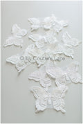 10pcs 3D butterflies for sewing/ 3D butterflies/ 3D applique/ wedding dress/ bridal lace// A19-172