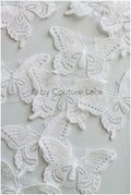 10pcs 3D butterflies for sewing/ 3D butterflies/ 3D applique/ wedding dress/ bridal lace// A19-172
