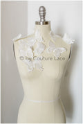 10pcs 3D butterflies for sewing/ 3D butterflies/ 3D applique/ wedding dress/ bridal lace// A19-172
