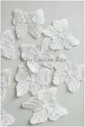 10pcs 3D butterflies for sewing/ 3D applique for wedding dress/ bridal lace// A19-174