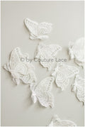 10pcs lace butterfly patches/ 3D butterflies/ 3D applique/ 3D butterflies for wedding dress/ bridal lace butterflies// A19-176