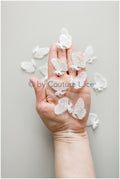 20 pcs. 3D butterflies for sewing/ 3D butterflies applique/ 3D butterflies for wedding dress/ bridal lace// A19-178 