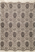 Zarte schwarze verzierte Spitze / bestickte schwarze Spitze / komplizierte Spitze / verschnörkelter Spitzenstoff / verziertes Spitzenmuster / / L19-223