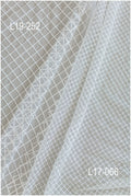 Netz Spitzenstoff Off-White/ Braut Spitzenstoff/ Netzpattern Spitze/ bestickte Hochzeitskleid Spitze// L19-254