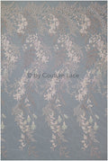 4-farbiger floraler Spitzenstoff/ romantische Pfirsich Spitze für Abendkleid/ Blumen Spitzenstoff/ bestickter Farbstoff// L19-261