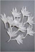10pcs. 3D flowers with pearls/ lace applique/ wedding dress lace applique// A19-104/3