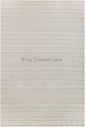 French lace off-white/ bridal lace fabric/ modern stripe patterned lace/ boho wedding dress lace// L19-255RY