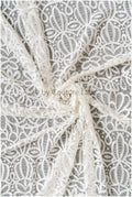 Boho lace fabric for wedding dress/ lace fabric off-white/ Boho wedding dress lace// L19-294