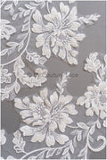 Perlen SpitzenBlume Aufnäher, Blumen Applikation, SpitzenBlume Patch, Spitzen Applikation, Hochzeitskleid Spitzen Applikation, Braut Blumen Aufnäher// A19-185