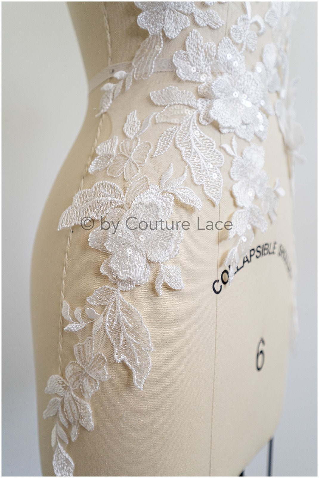 3D Blumen Spitzen Applikation, 3D Blumen Applikation, Lace Blumen Applikation, Spitzen Applikation, 3D Hochzeitskleid Spitze Applikation, Braut Blumen Aufnäher// A19-184