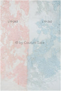 Rosa Blumen Spitze Stoff/ Braut Spitzen Stoff/ Blumen Hochzeit Spitze/ Couture Spitze //L19-263