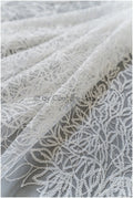 Pailletten Spitzenstoff, gefrorene Spitze, Brautspitze Stoff, Hochzeitskleid Spitze, Eisblumen Spitzenstoff, Spitzenkleid, Boho Braut// L19-298