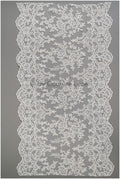 Lace trim off-white/ wedding lace trim/ embroidered lace trim/ elegant bridal lace trim/ lace embroidery// T19-081