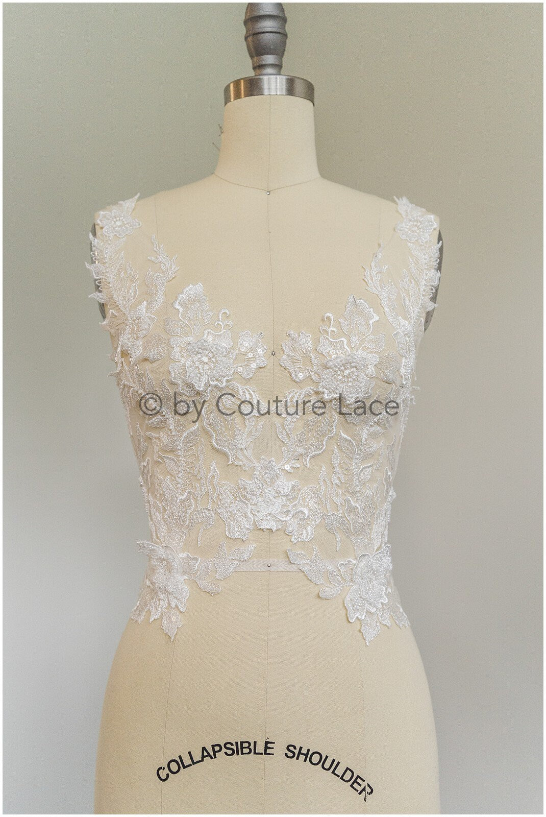 3D pearl lace patch, flower applique, lace flower patch, lace applique, wedding dress lace applique, bridal flower patch// A19-188