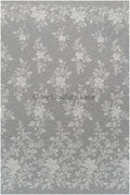 Spitzenstoff Off-White/ französischer Spitzenstoff/ florale Spitzenstickerei/ Blütenspitze mit Pailletten// L19-016