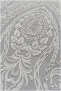 Orientalischer Spitzenstoff Off-White/ Hochzeitsspitze/ Braut Spitze/ Couture Spitze/ Hochzeitskleid Spitze// L19-050