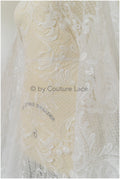 Couture Spitze, orientalischer Spitzenstoff, Hochzeits-Spitzenstoff, Braut verzierte Spitze, Australisches Brautkleid Designerspitze, Hochzeitskleid//L19-313