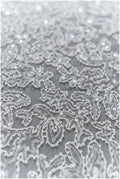 Sparkling pearl lace off-white/ pearl bridal lace fabric/ wedding dress lace with pearls &amp; sequins/ shiny lace// L19-300