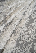 Lace trim off-white/ wedding lace trim/ embroidered lace trim/ elegant bridal lace trim/ lace embroidery// T19-081