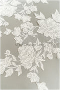 Soft Flower Lace Patch, BaumwollBlume Applikation, SpitzenBlume Applikation, Hochzeitskleid Spitze Applikation, Braut Blumen Applikation// A19-189