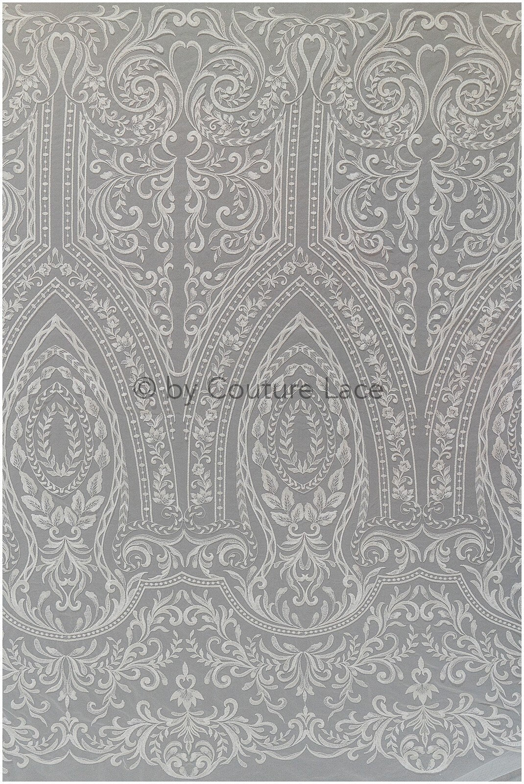 Orientalischer Spitzenstoff Off-White/ Hochzeitsspitze/ Braut Spitze/ Couture Spitze/ Hochzeitskleid Spitze// L19-050