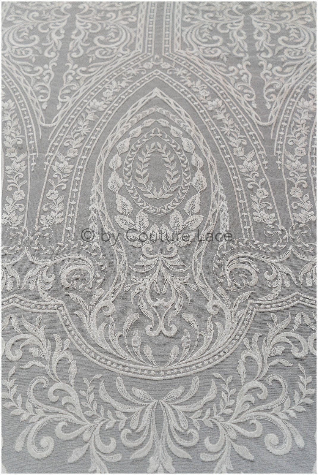Orientalischer Spitzenstoff Off-White/ Hochzeitsspitze/ Braut Spitze/ Couture Spitze/ Brautkleid Hochzeitskleid Stoff// L21-050RY