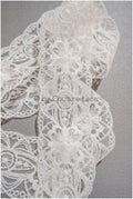 Bridal lace trim/ off-white wedding lace trim/ bridal lace belt/ elegant bridal lace/ bridal lace trim/ T20-084