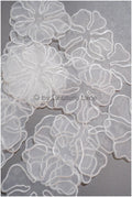 20pcs. Lace flowers for sewing/ 3D flower lace applique/ wedding dress lace applique/ bridal lace// A20-191